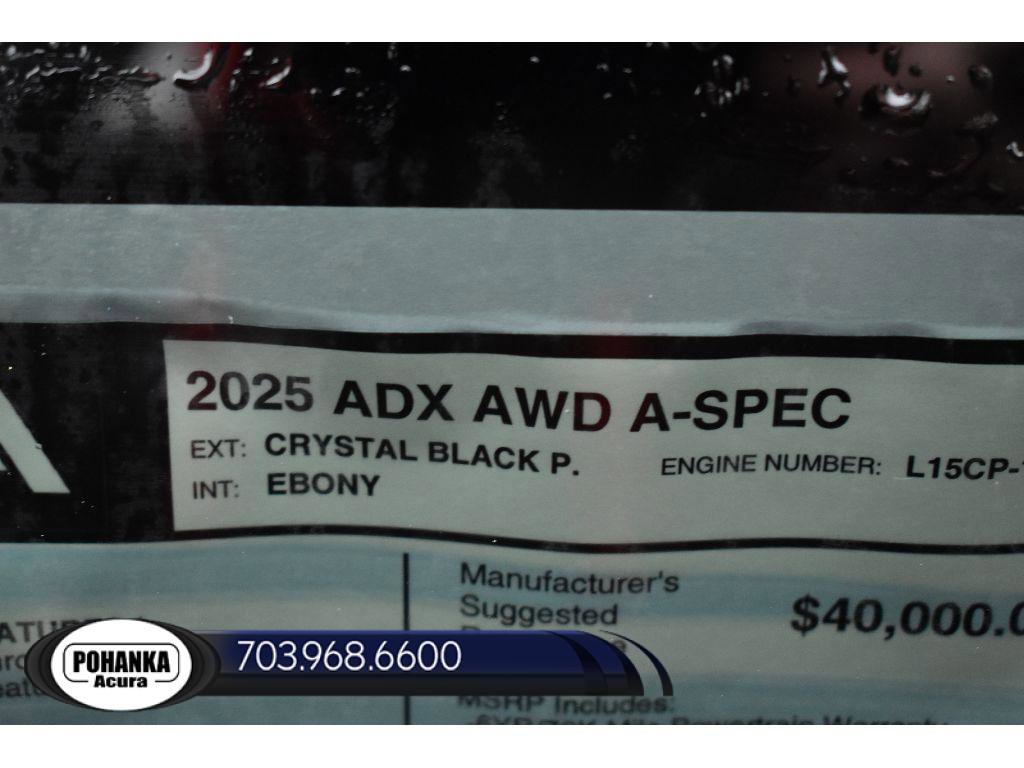 New 2025 Acura ADX A-Spec image 35