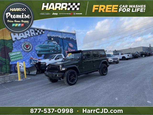 Certified 2022 Jeep Wrangler Unlimited Sport image 1