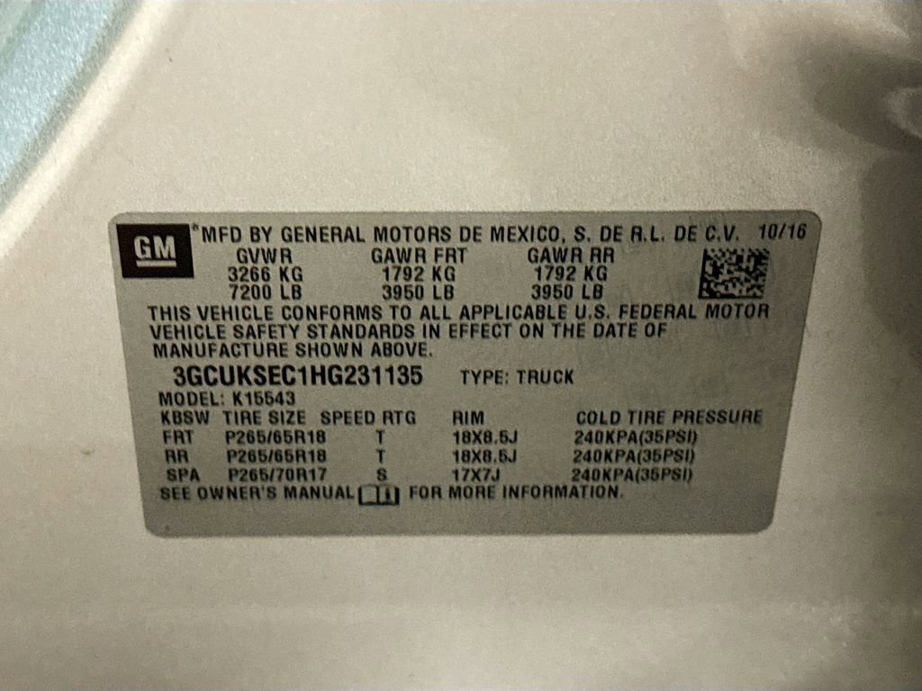 Used 2017 Chevrolet Silverado 1500 LTZ Z71 w/ LTZ Plus Package image 37