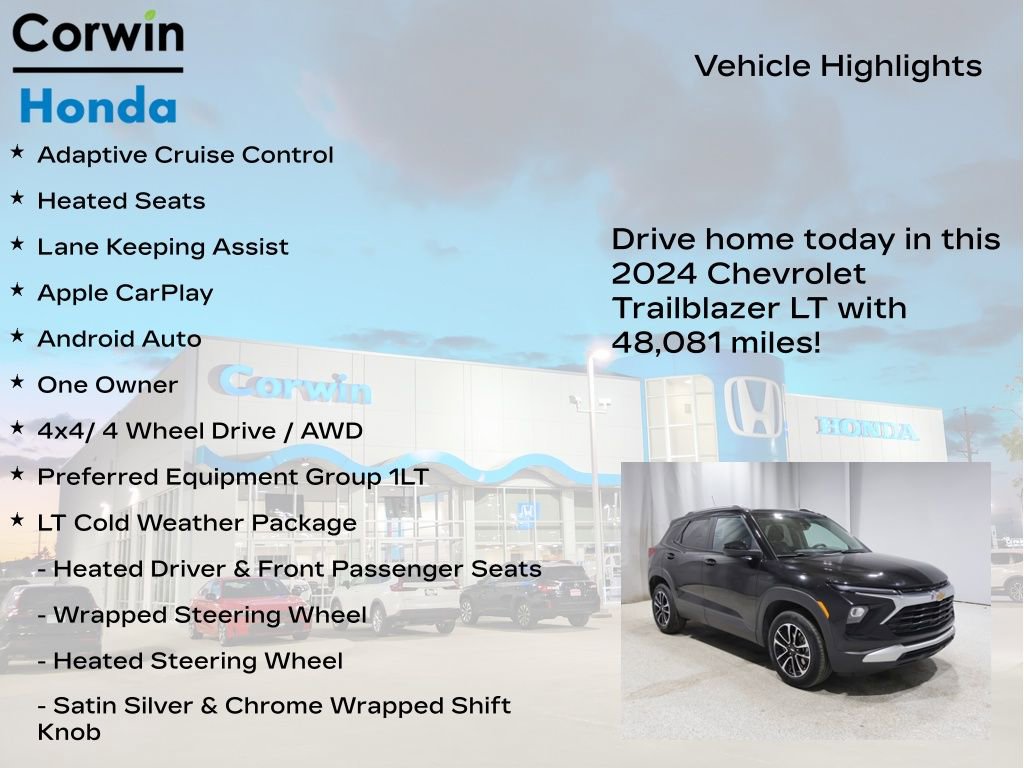 Used 2024 Chevrolet TrailBlazer LT w/ Convenience Package AWD/4WD image 7
