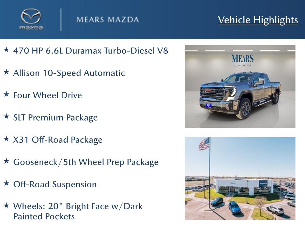 Used 2025 GMC Sierra 2500 SLT w/ SLT Premium Package image 2