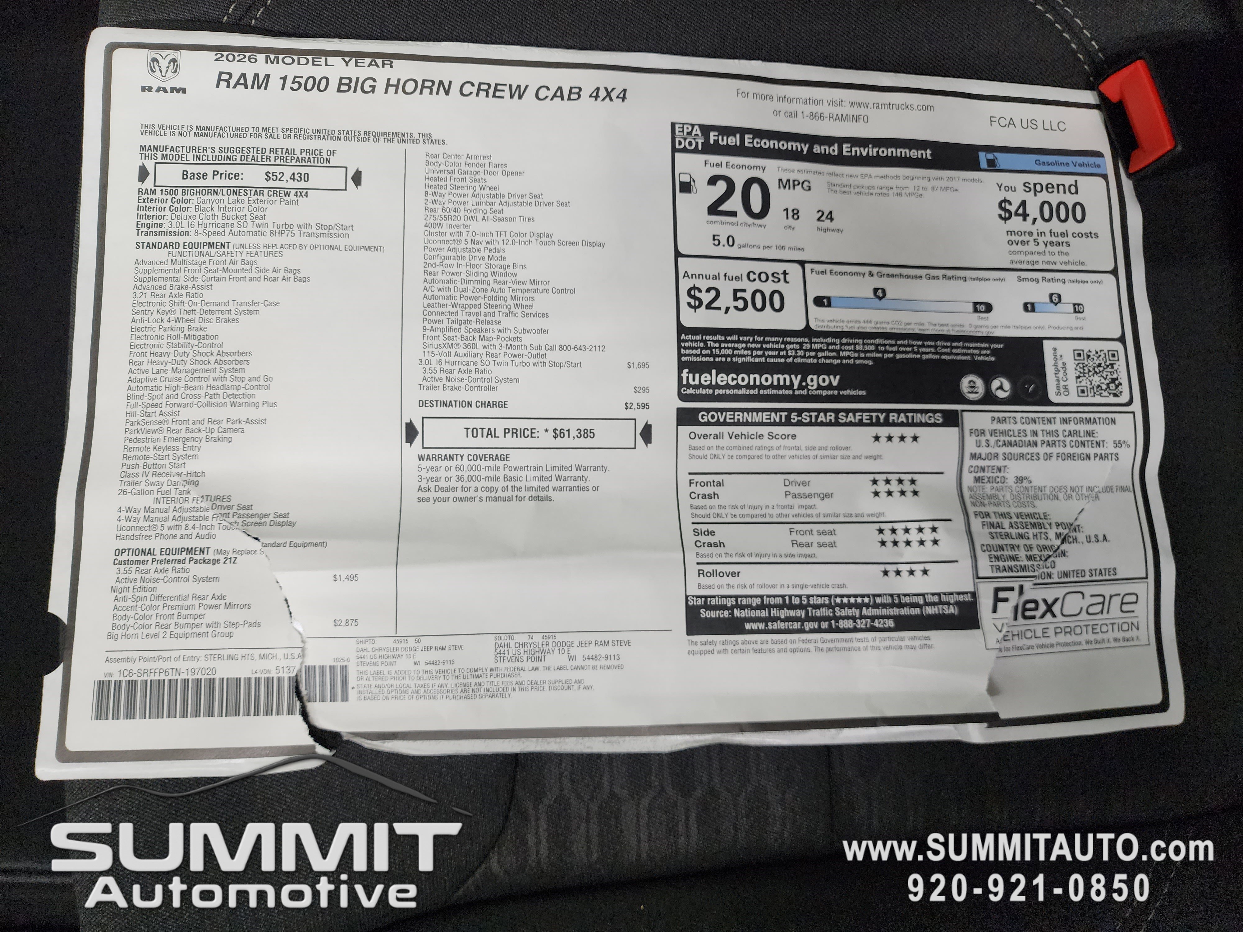 New 2026 RAM 1500 Big Horn image 32