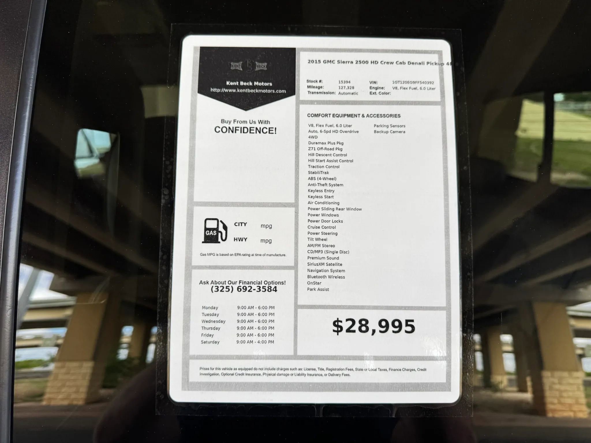 Used 2015 GMC Sierra 2500 Denali w/ Driver Alert Package image 32