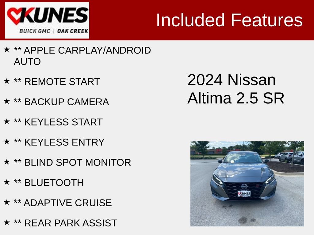 Used 2024 Nissan Altima 2.5 SR image 2