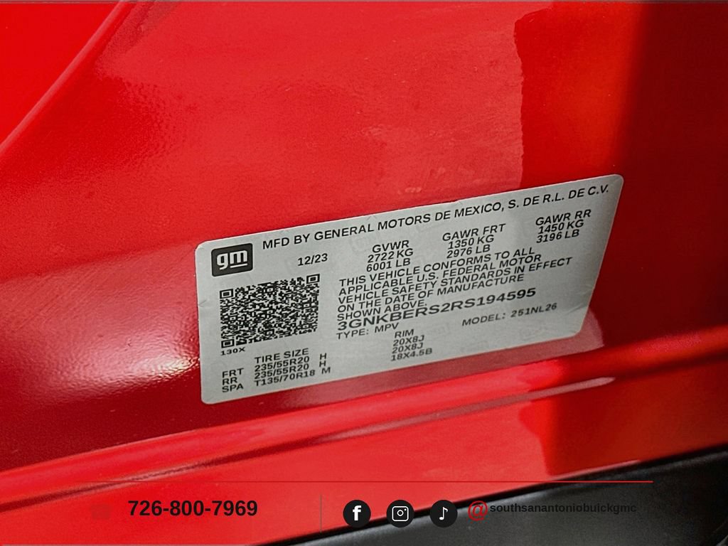 Certified 2024 Chevrolet Blazer RS w/ Driver Confidence II Package FWD image 34