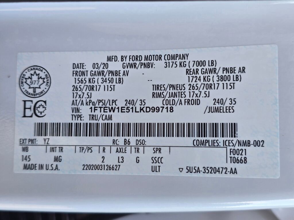 Used 2020 Ford F150 XLT w/ Equipment Group 301A Mid image 29