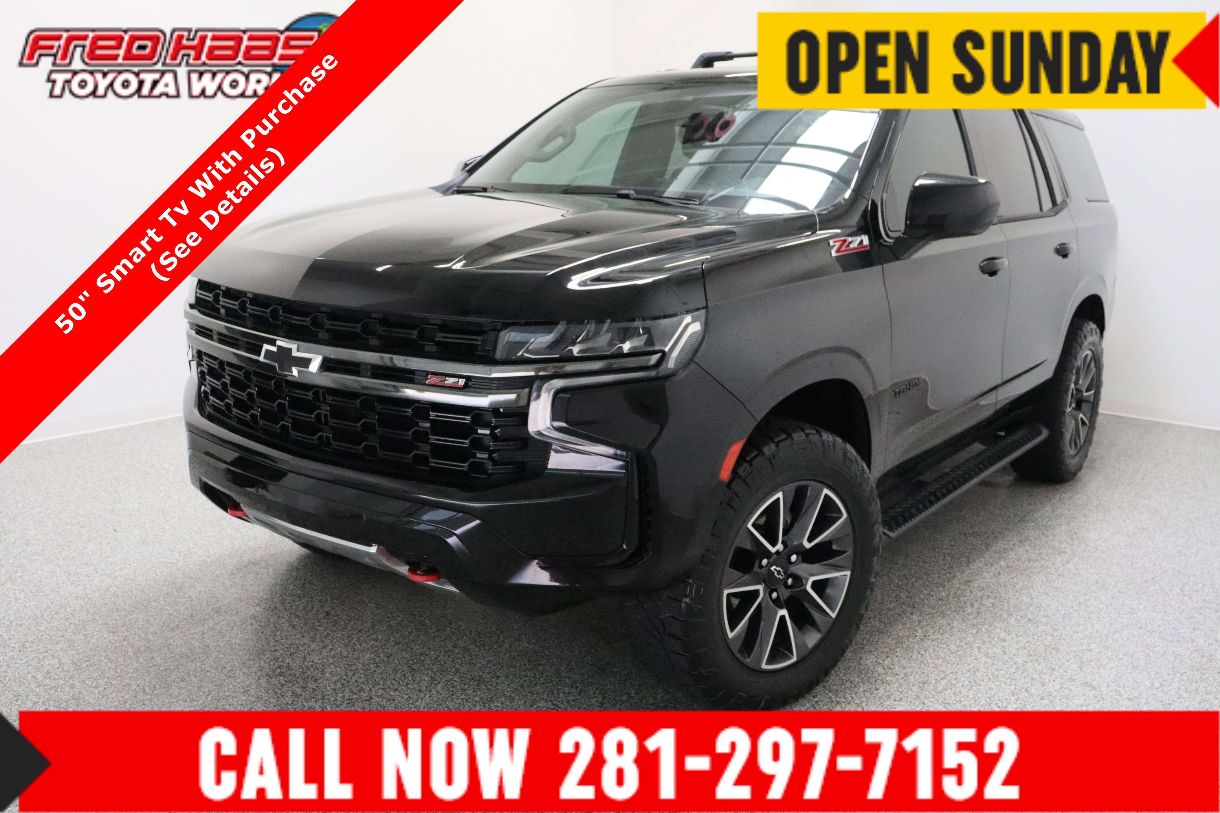 Used 2021 Chevrolet Tahoe Z71 w/ Rear Media and Nav Package