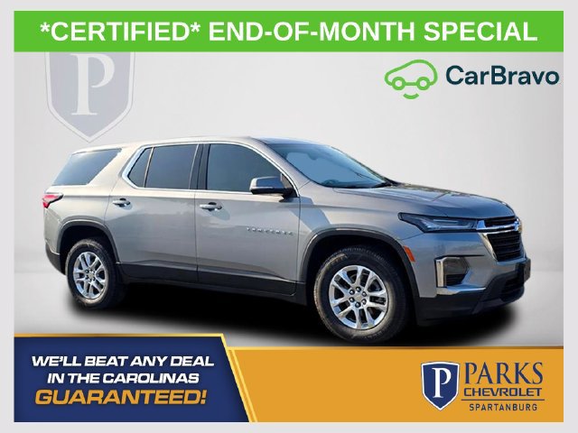 Certified 2023 Chevrolet Traverse LS w/ Safety Package