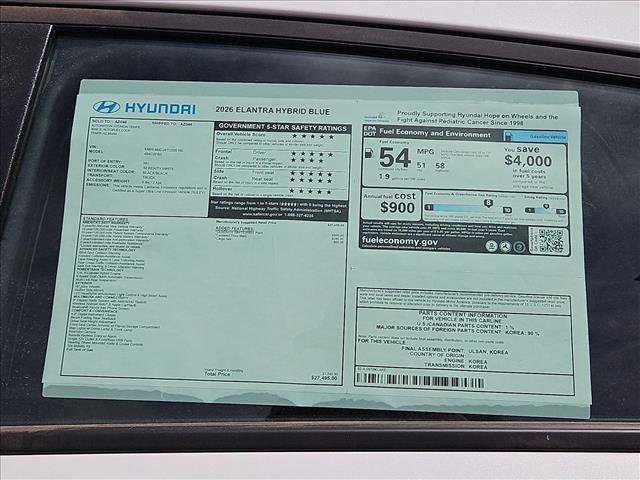 New 2026 Hyundai Elantra Hybrid FWD image 17