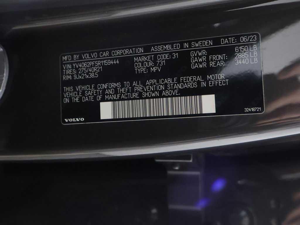 Used 2024 Volvo XC90 B6 Ultimate w/ Protection Package Premier image 57