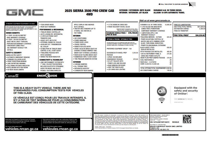 Certified 2025 GMC Sierra 3500 Pro AWD/4WD image 33