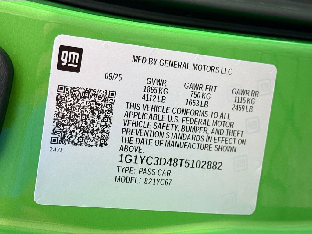 New 2026 Chevrolet Corvette Stingray Premium Conv w/ 3LT image 27