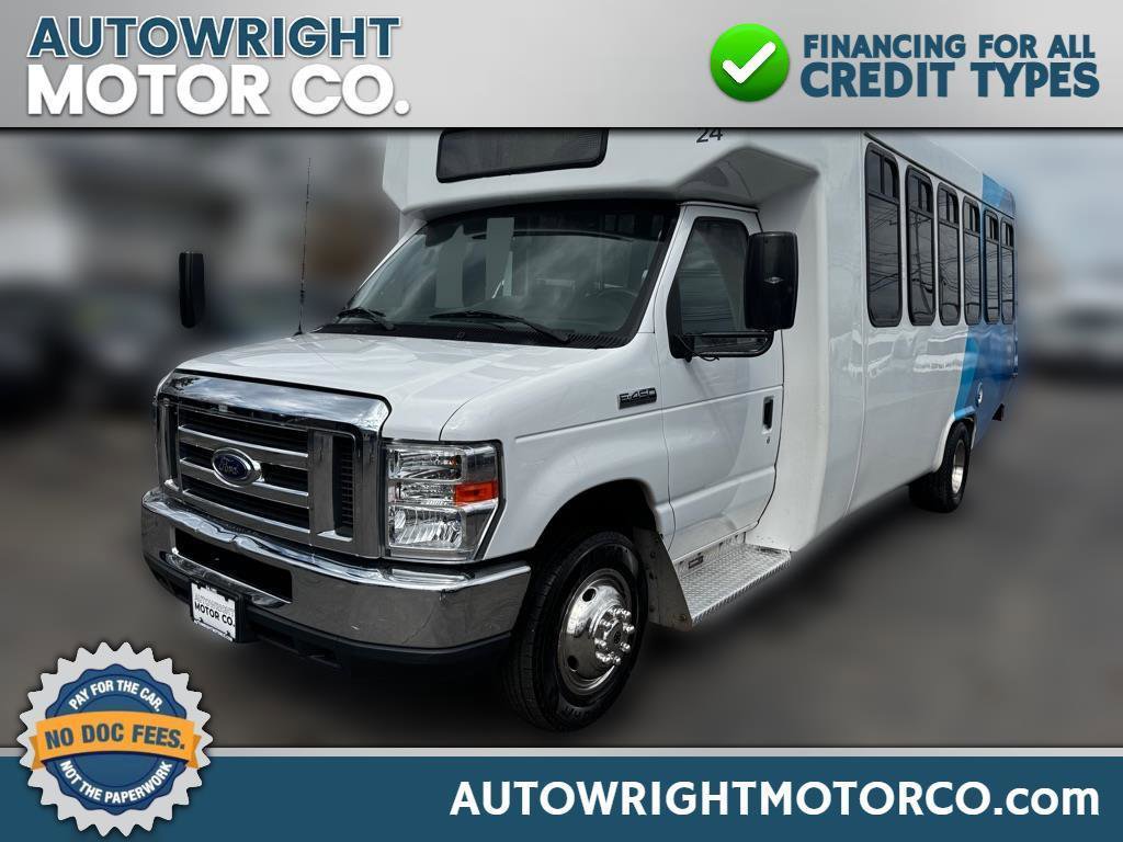 Used 2018 Ford E-450 and Econoline 450 Super Duty w/ Shuttle Bus Prep Package RWD image 1