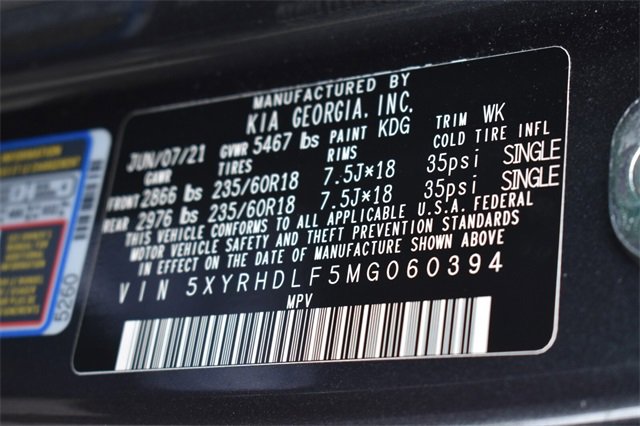 Used 2021 Kia Sorento EX image 35