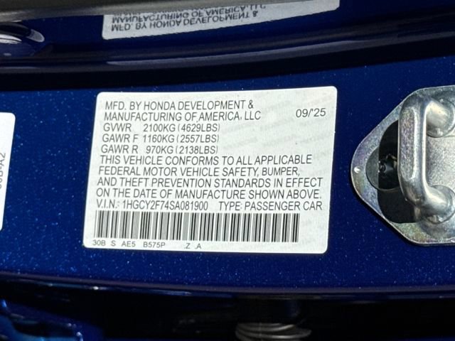 New 2025 Honda Accord Sport image 28