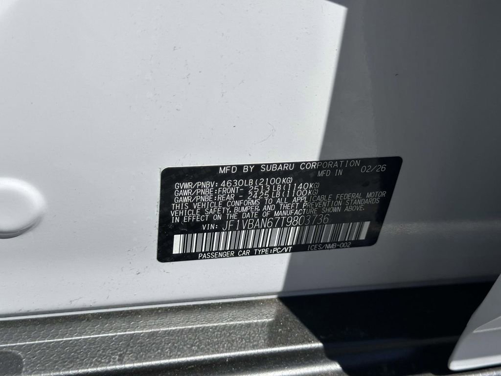 New 2026 Subaru WRX Limited AWD/4WD image 13