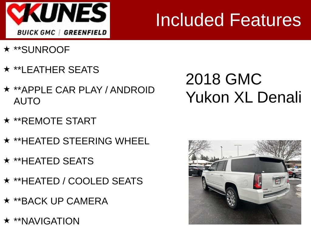 Used 2018 GMC Yukon XL Denali image 2