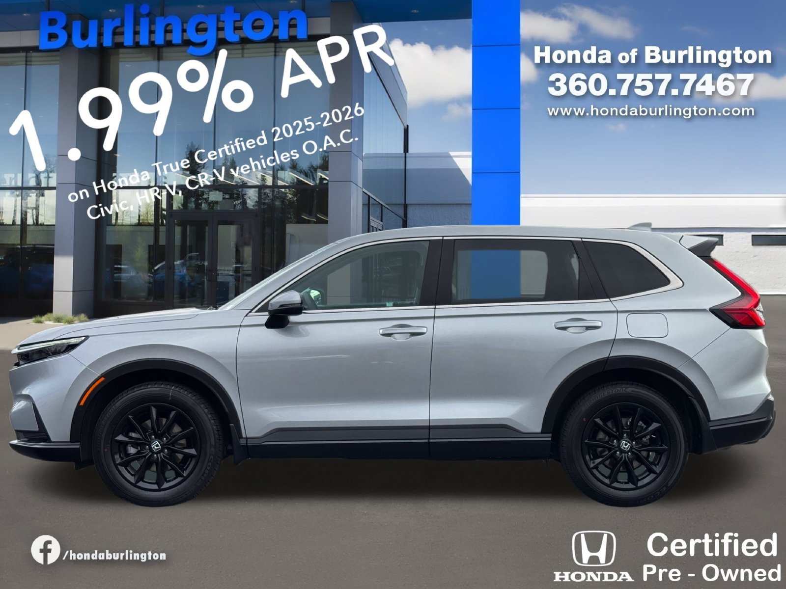 Certified 2025 Honda CR-V EX image 3