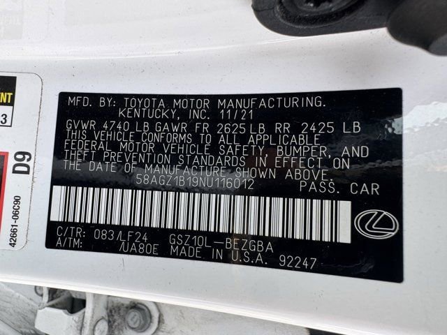 Used 2022 Lexus ES 350 F Sport FWD image 37