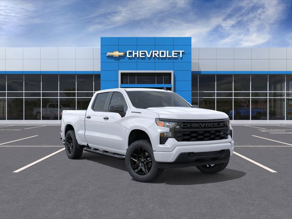 New 2026 Chevrolet Silverado 1500 Custom w/ Turbomax Blackout Package AWD/4WD image 40