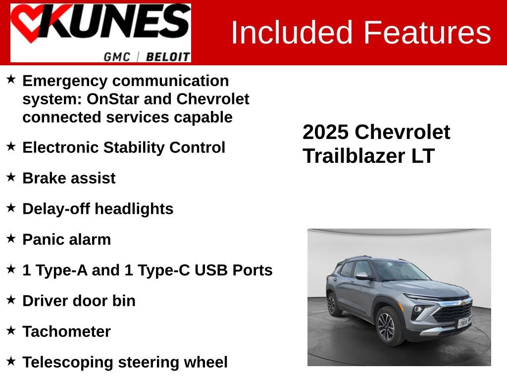 Used 2025 Chevrolet TrailBlazer LT FWD image 3
