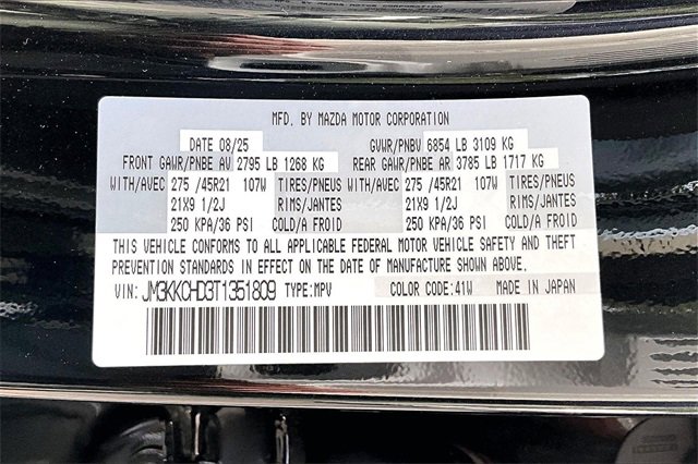 New 2026 MAZDA CX-90 3.3 Turbo w/ Premium Sport Pkg image 9