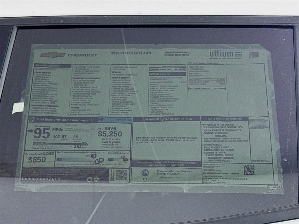 New 2025 Chevrolet Blazer EV LT image 20