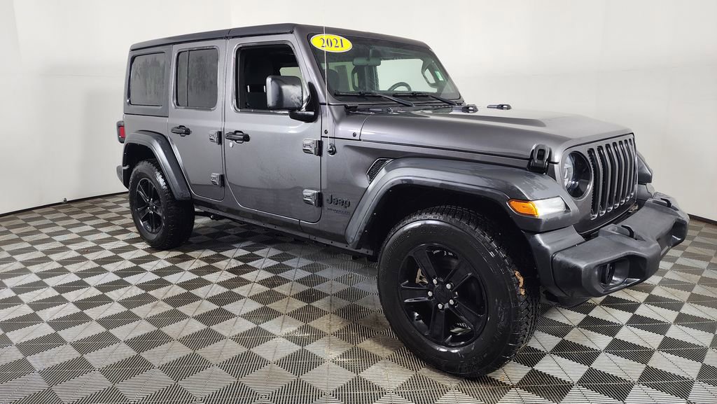 Used 2021 Jeep Wrangler Unlimited Sport image 1