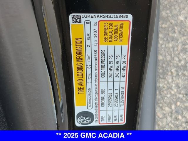 New 2025 GMC Acadia Elevation image 48