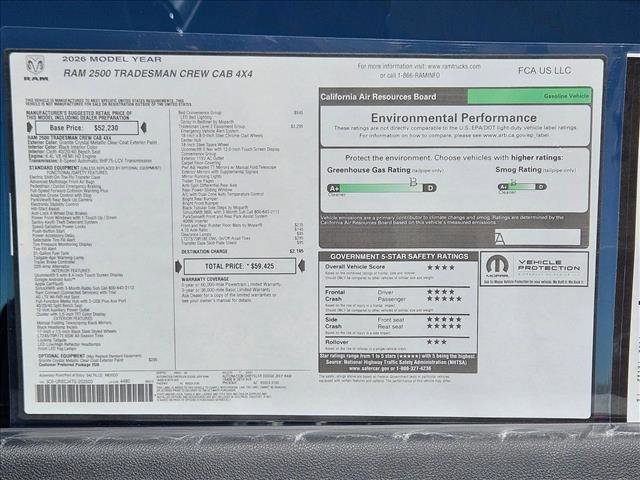 New 2026 RAM 2500 Tradesman image 16