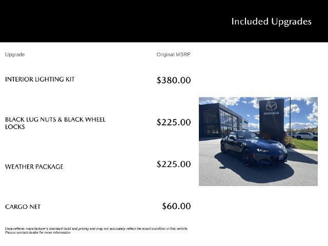 Used 2025 MAZDA MX-5 Miata RF Club w/ Weather Package RWD image 5