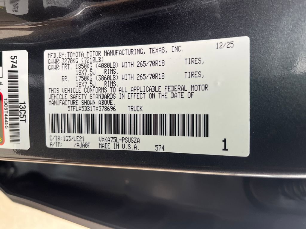 New 2026 Toyota Tundra SR5 image 28