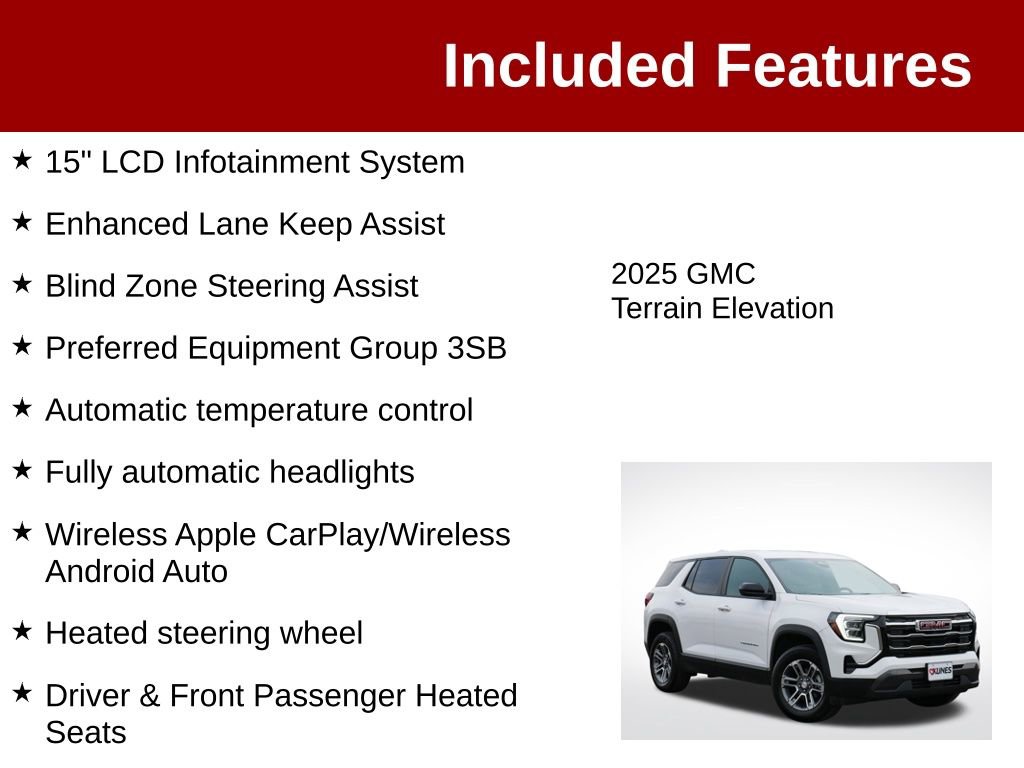 Used 2025 GMC Terrain Elevation AWD/4WD image 3