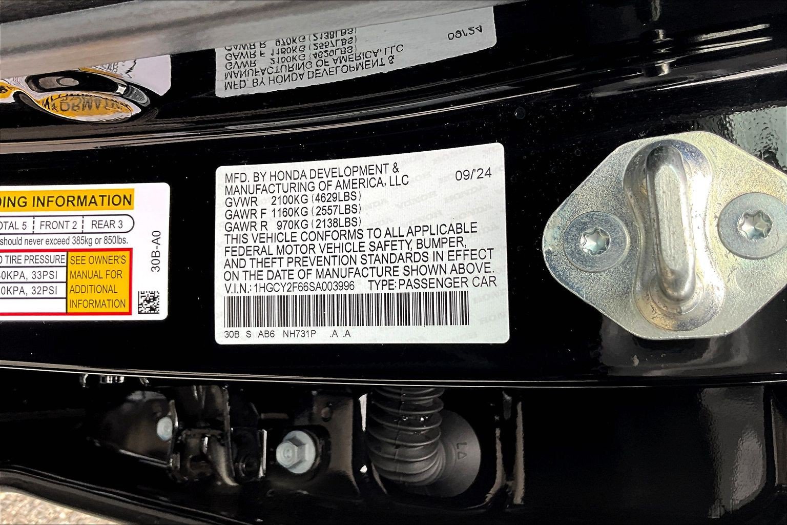 Certified 2025 Honda Accord EX-L image 35