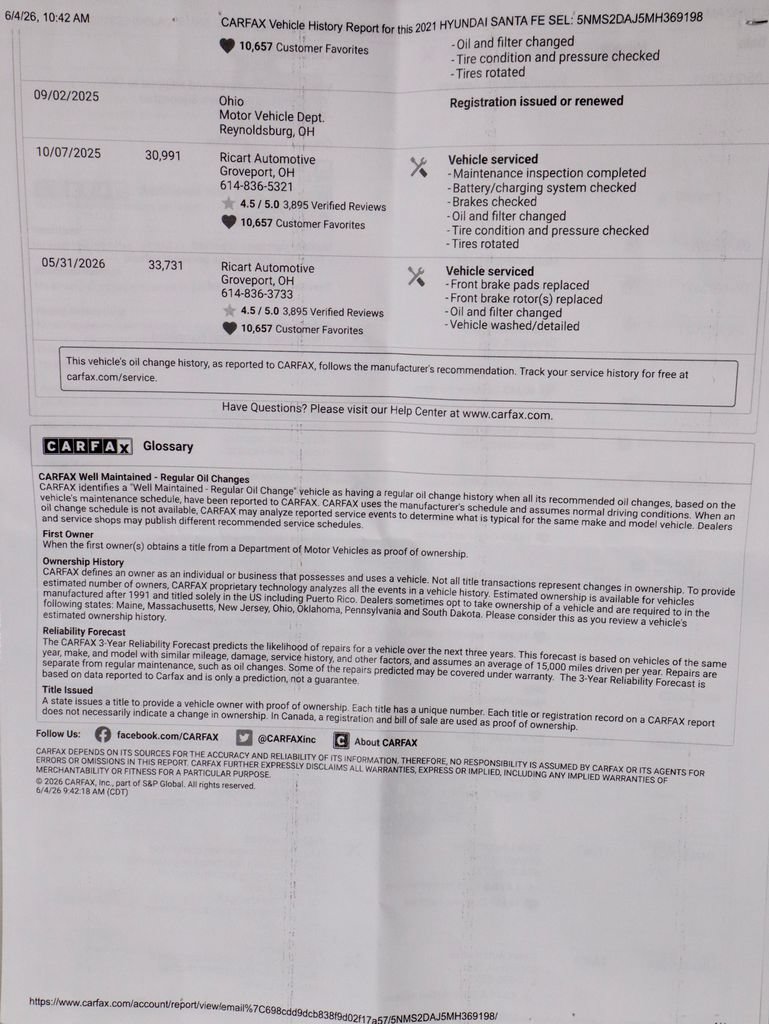 Certified 2021 Hyundai Santa Fe SEL w/ Cargo Package AWD/4WD image 9