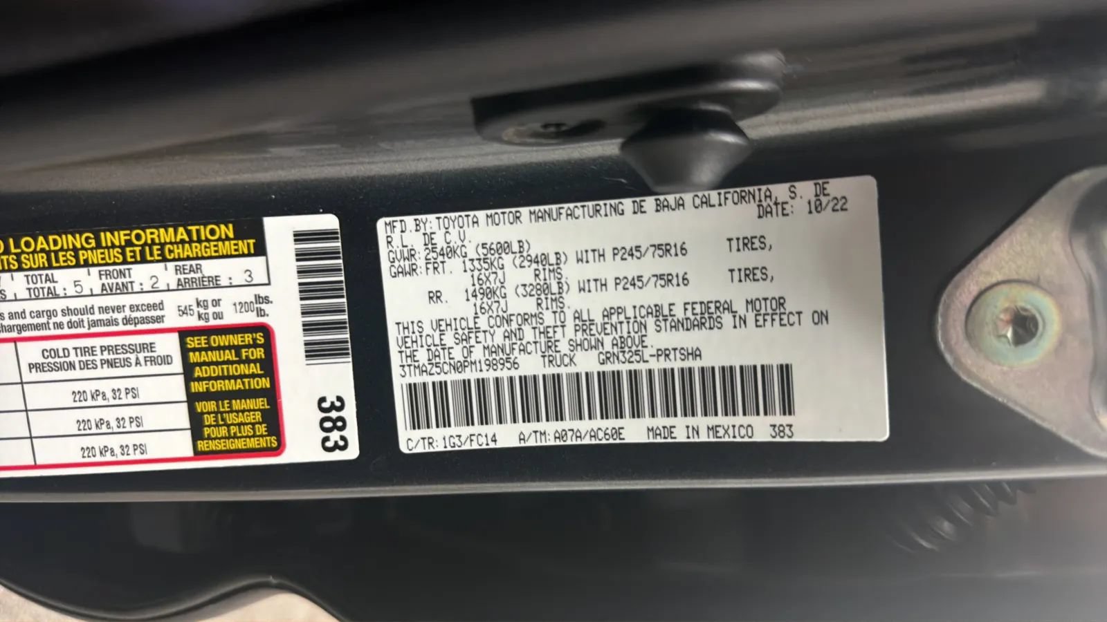 Used 2023 Toyota Tacoma SR5 RWD image 24