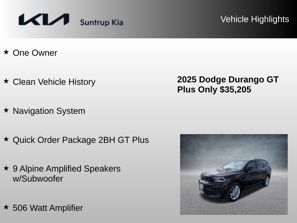 Used 2025 Dodge Durango GT image 8