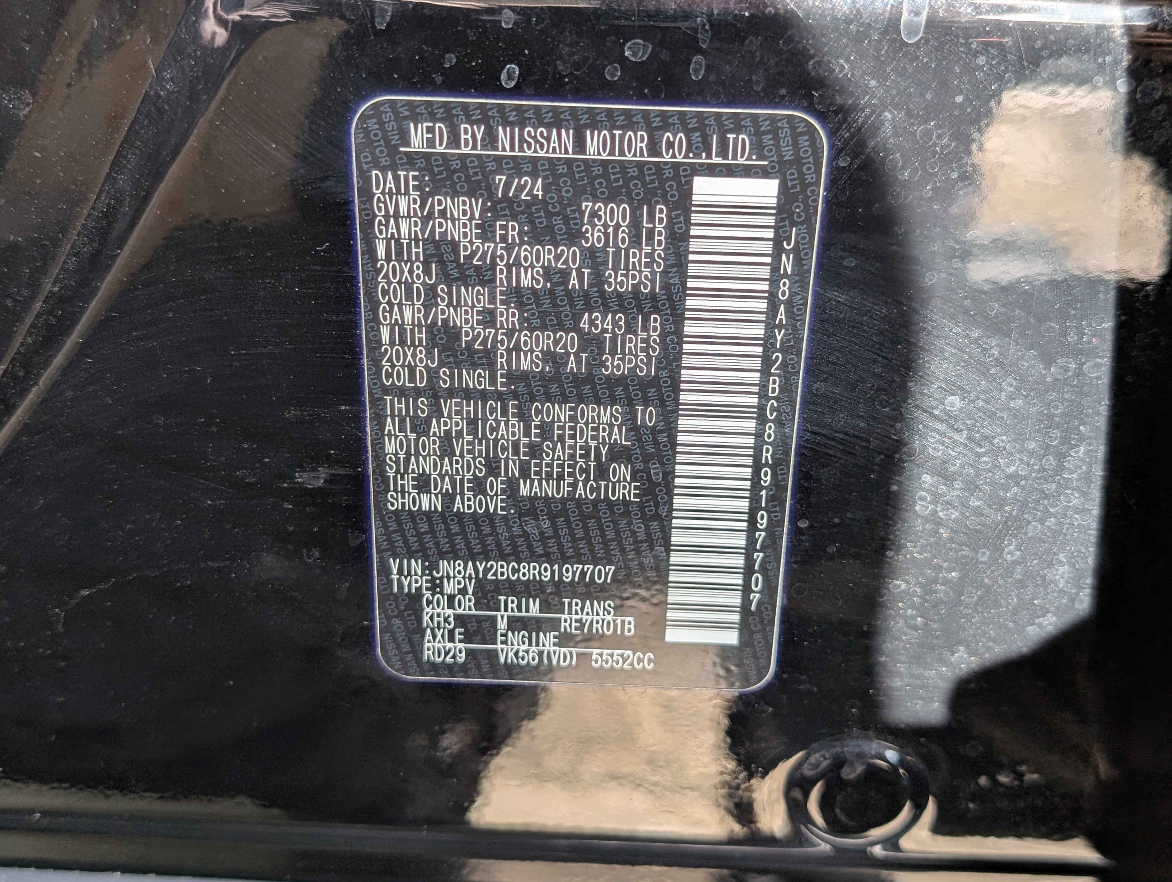 Used 2024 Nissan Armada SL w/ Cargo Package image 38