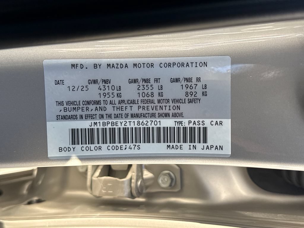 New 2026 MAZDA MAZDA3 2.5 Turbo Sedan w/Premium Plus AWD/4WD image 24