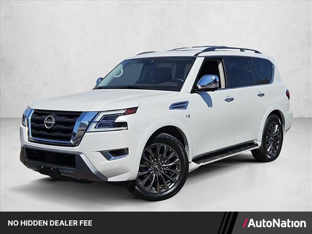 Used 2021 Nissan Armada Platinum w/ Captain's Chairs Package