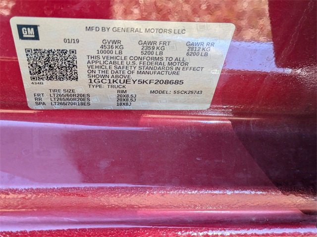 Used 2019 Chevrolet Silverado 2500 High Country w/ Duramax Plus Package image 76