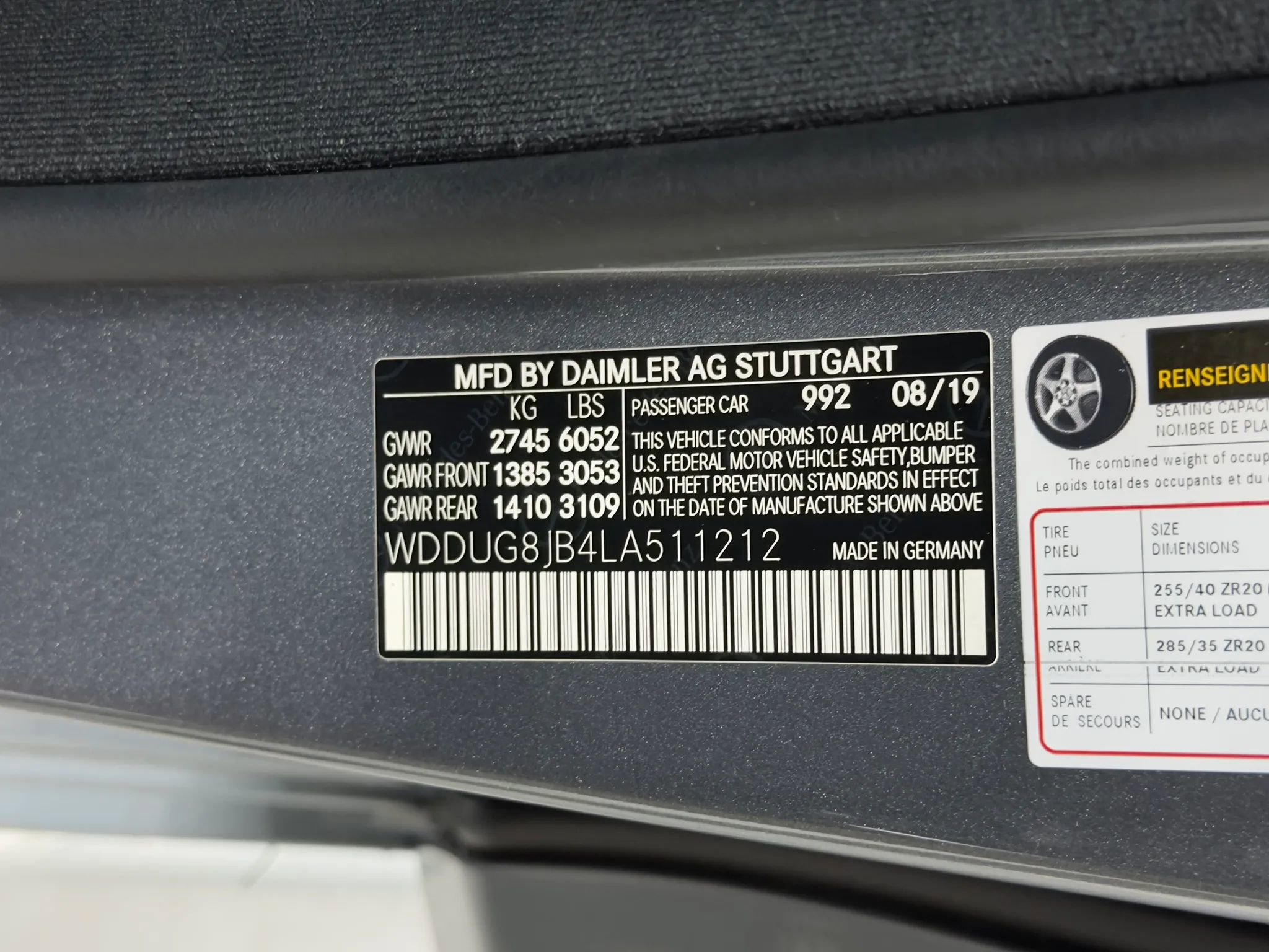 Used 2020 Mercedes-Benz S 63 AMG 4MATIC Sedan image 53