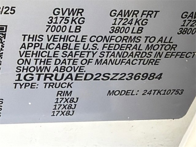 Certified 2025 GMC Sierra 1500 Pro w/ Pro Value Package image 29