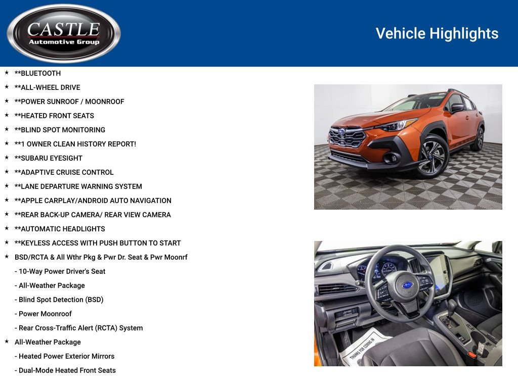 Used 2025 Subaru Crosstrek 2.0i Premium AWD/4WD image 3