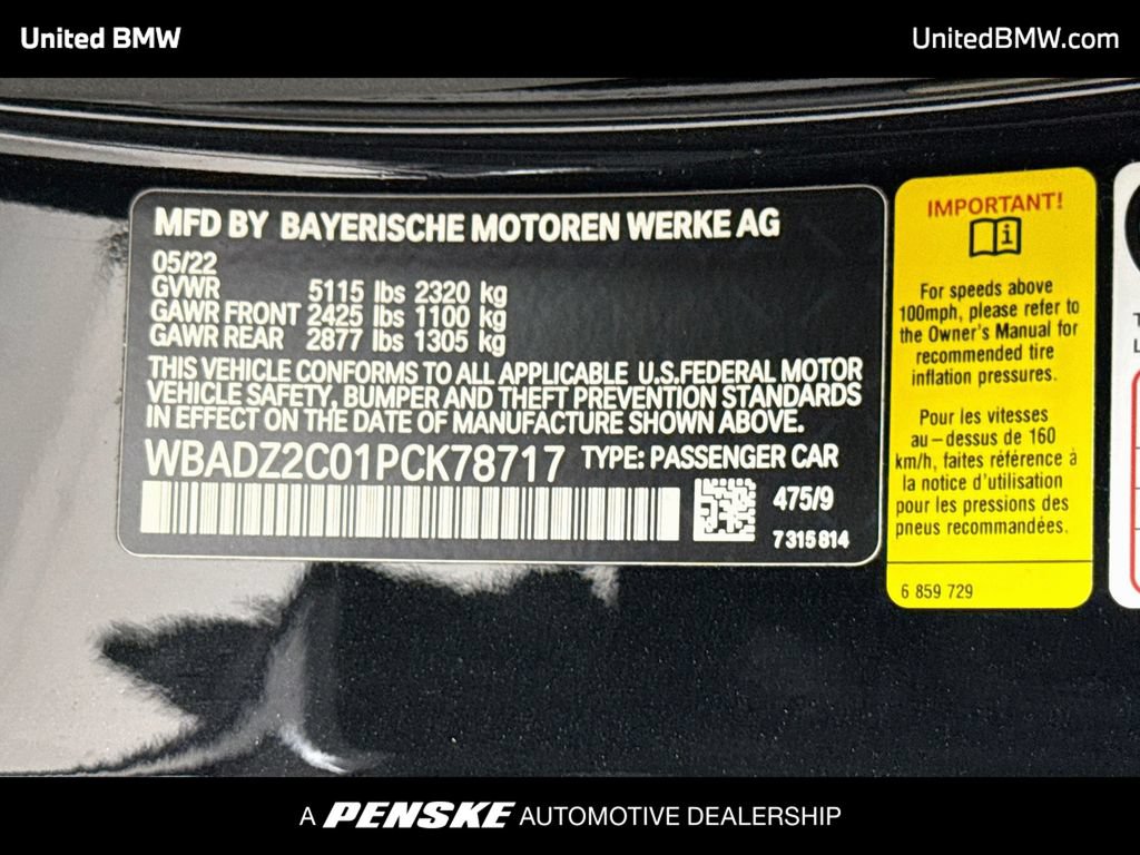 Used 2023 BMW 840i Convertible RWD image 14