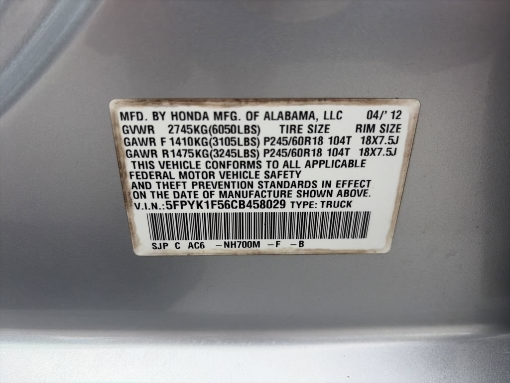 Used 2012 Honda Ridgeline RTL image 36