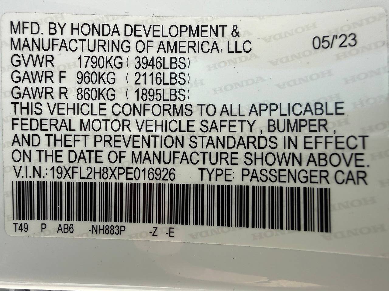 Used 2023 Honda Civic Sport image 42