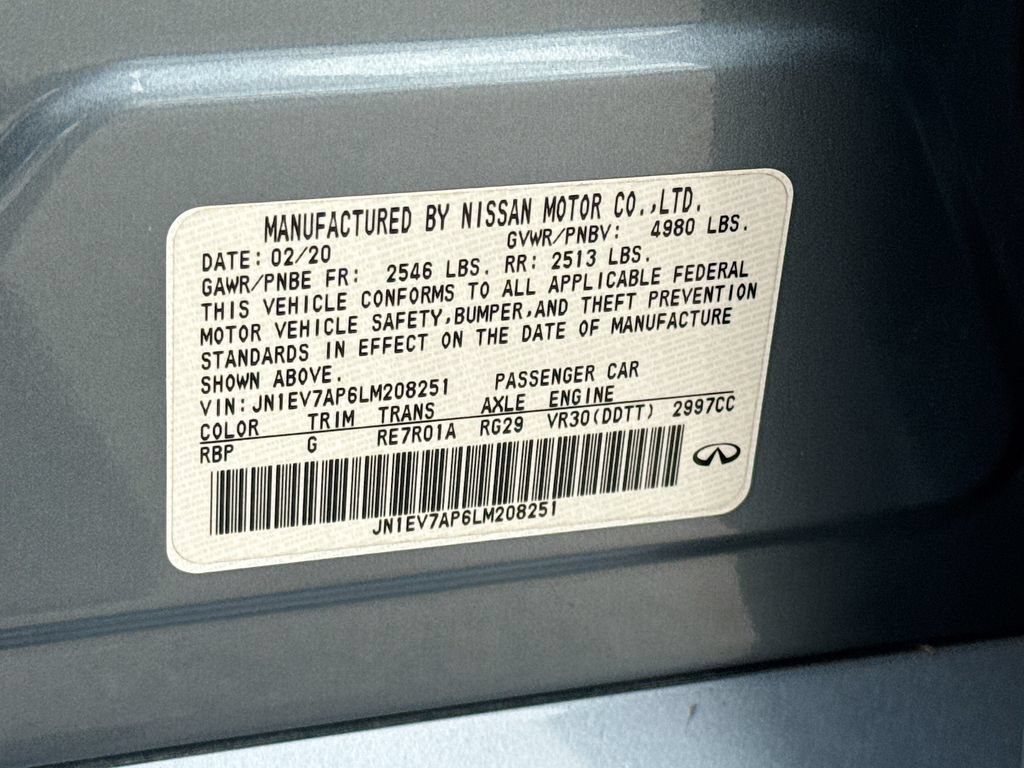 Used 2020 INFINITI Q50 Luxe RWD image 31