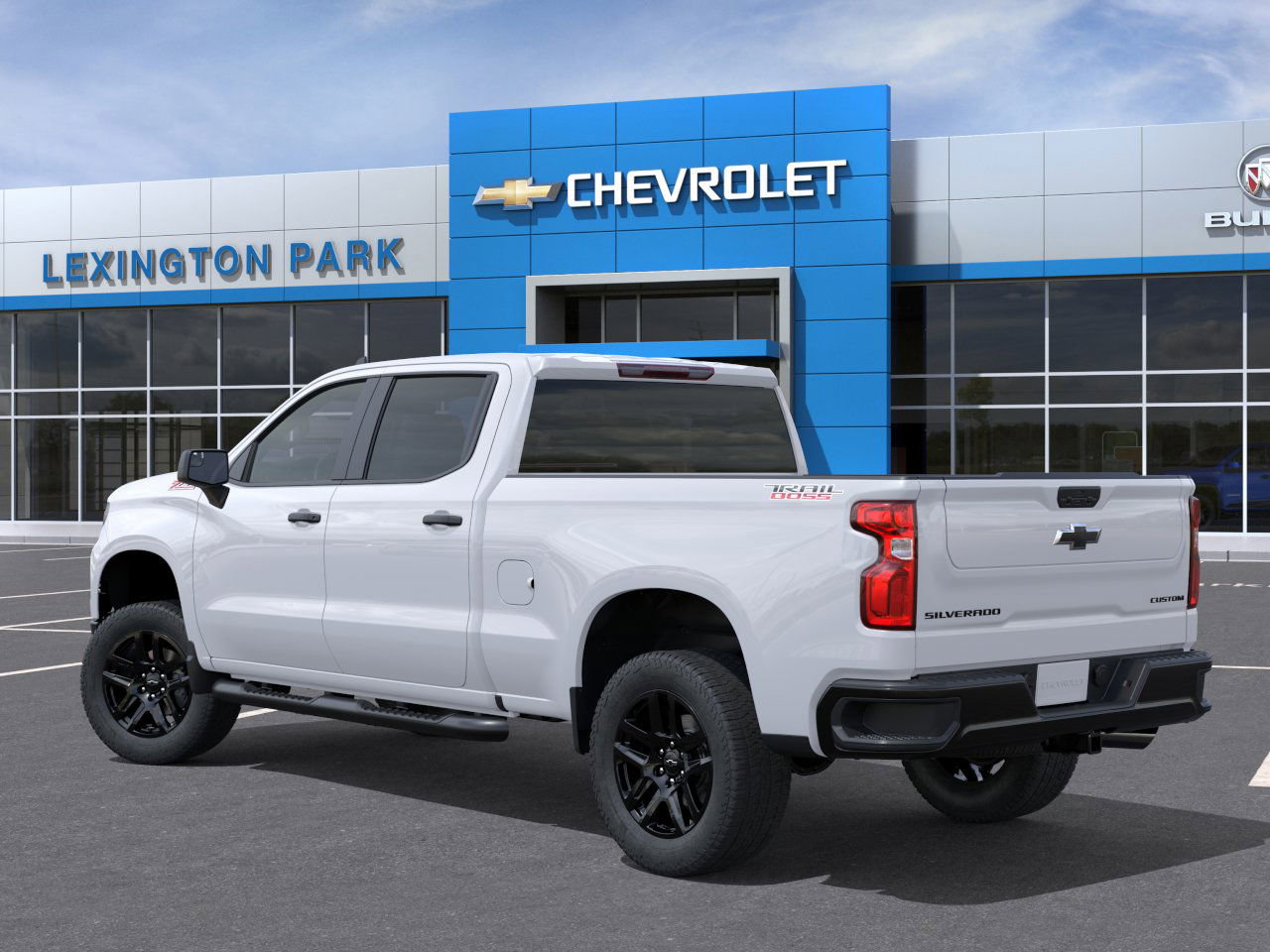 New 2026 Chevrolet Silverado 1500 Custom Trail Boss w/ Turbomax Blackout Package image 3