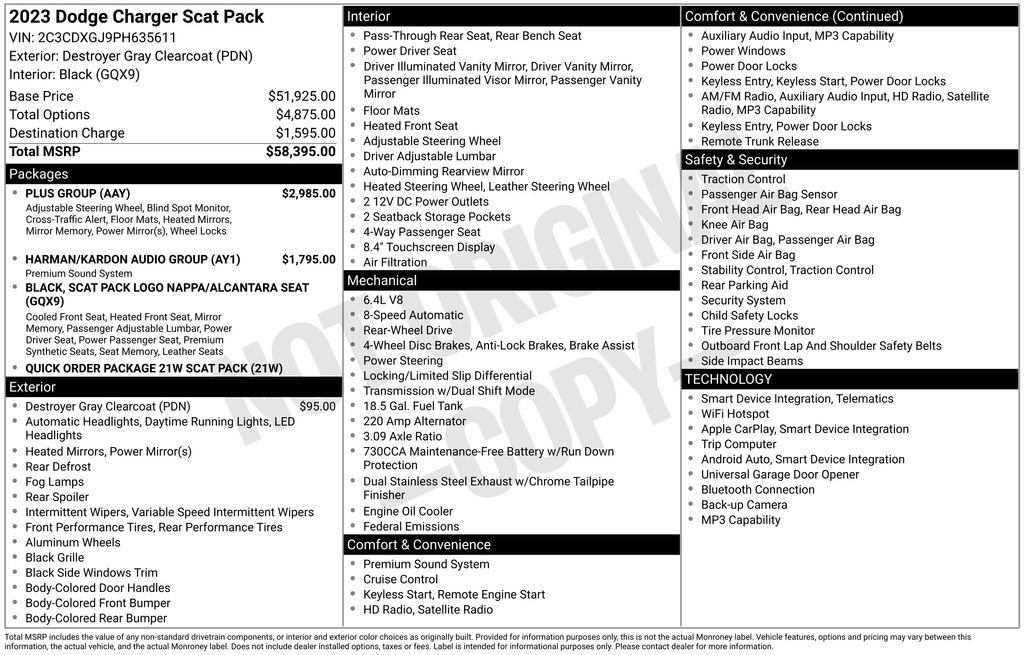 Used 2023 Dodge Charger Scat Pack w/ Plus Group RWD video 3